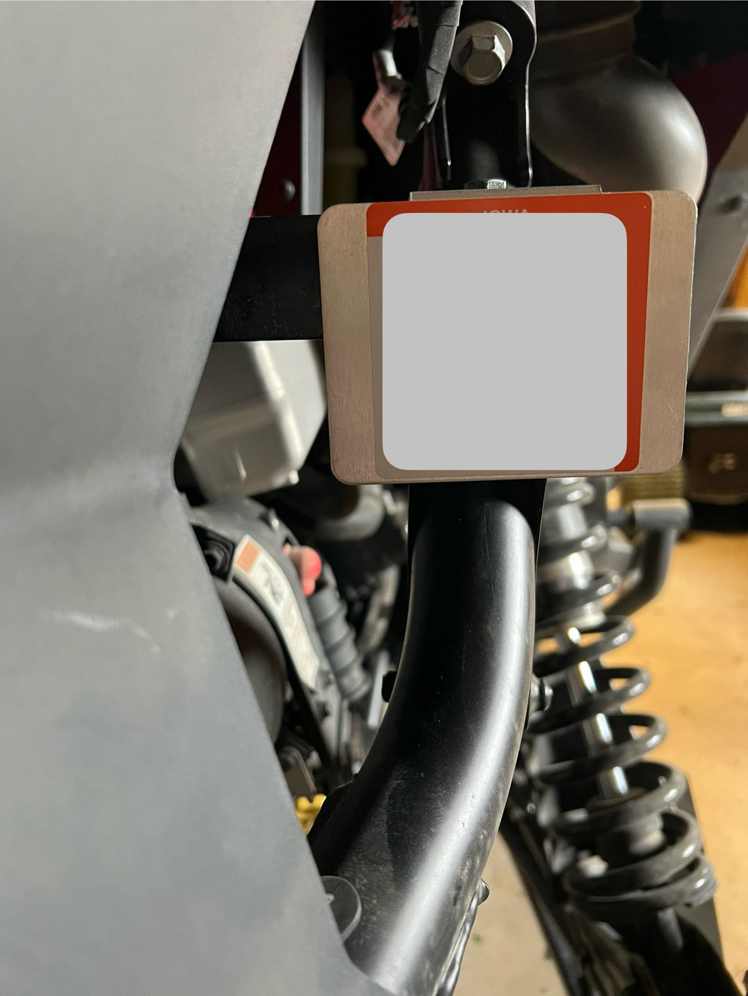 Polaris Pro R Registration Sticker Holder